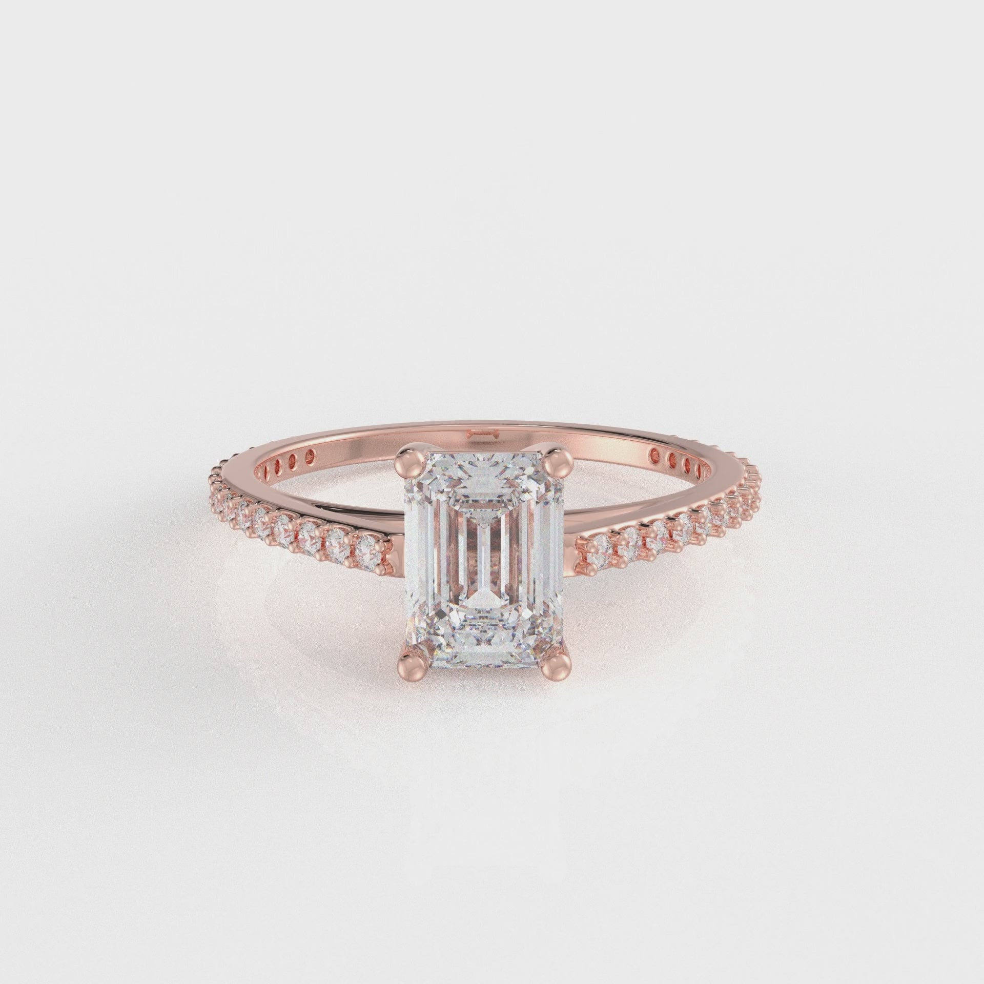 Avery Solitaire Ring 1.21 CT Moissanite Diamond