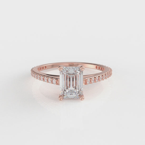 Avery Solitaire Ring 1.21 CT Moissanite Diamond