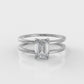 Elea Emerald Cut Moissanite Ring - 1.02 Ct - EMRS20230401