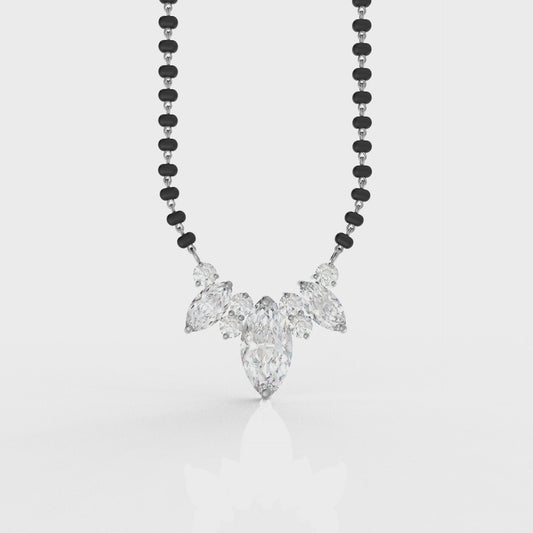 Sowbhagya Mangalsutra Pendant - 2 carat Moisannaite Diamond
