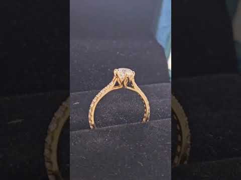 Minnal Old European Cut 1.37 CT by Vai Ra in Moissanite and Lab Diamond