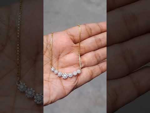 Saptika Diamond Pendant by Vai Ra  in Lab and Moissanite Variants