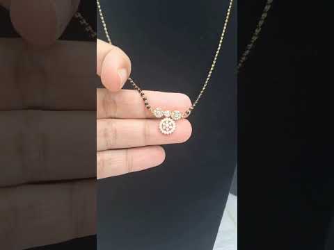 Janani Mangalsutra in Moissanite or Diamond by Vai Ra