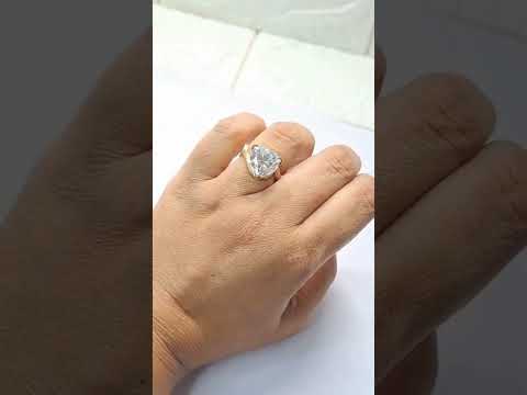 Arkaa 12 CT Trillion Ring in Moissanite by Vai RA