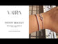 Dainty moissanite bracelet