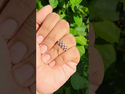 Mesh Knit Ring (0.81 CT)