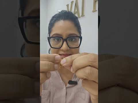 Saanvi Huggies in Moissanite and Gold by Vai Ra