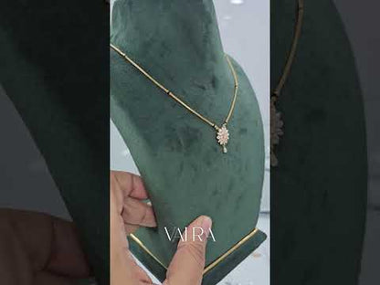 Nitya Mangalsutra Lab Diamond & Moissanite