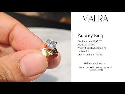 Aubrey Cigar Solitaire Band Ring (1CT)