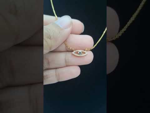 Evil Eye Pendant in Black Diamond by Vai Ra