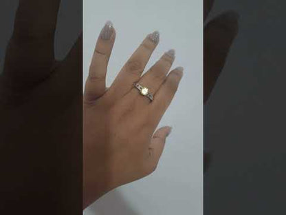 Kapila Yellow Sapphire Solitaire Ring