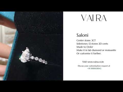 Saloni Pear Ring (5.28 Ct)