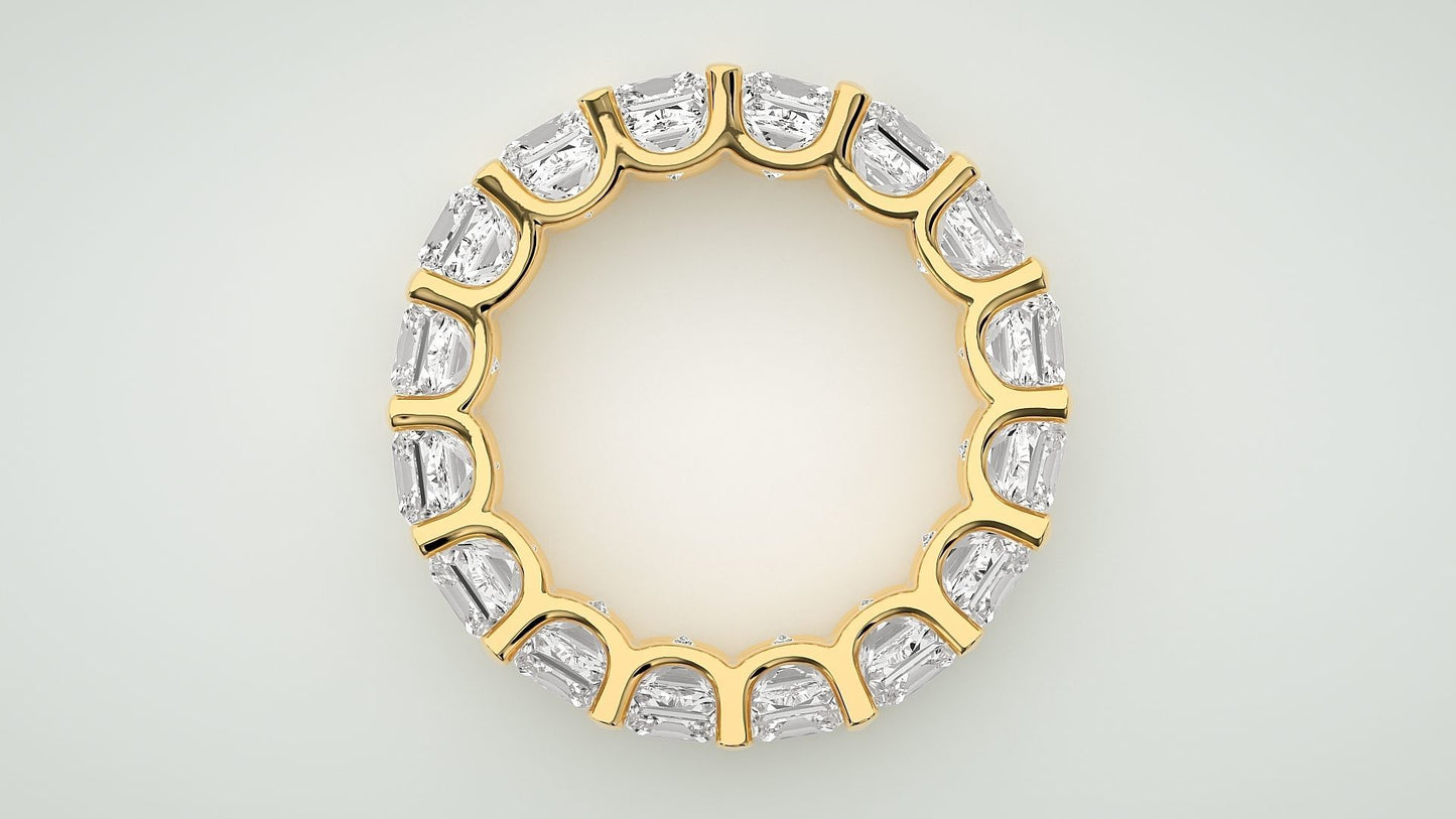 Cushion Eternity Band - 9.14 CT