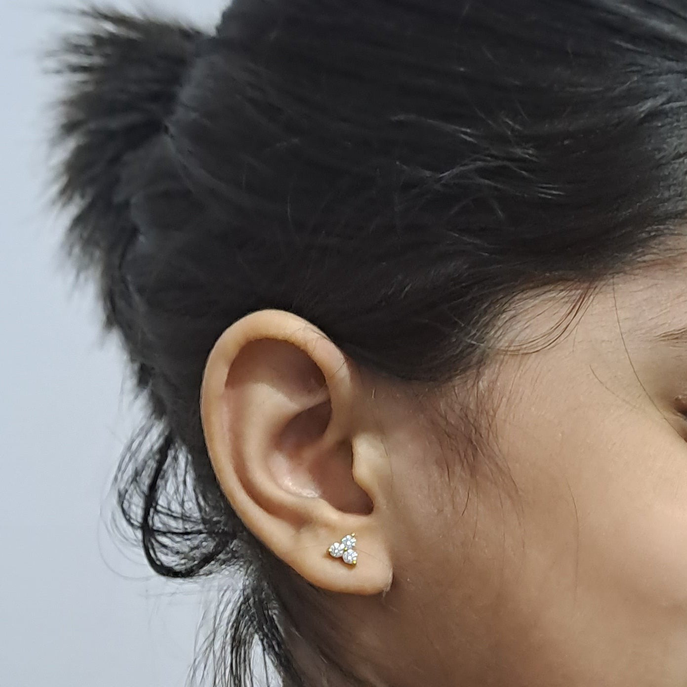 Moissanite Diamond Earring