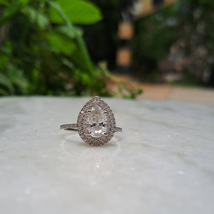 Moissanite Diamond Ring