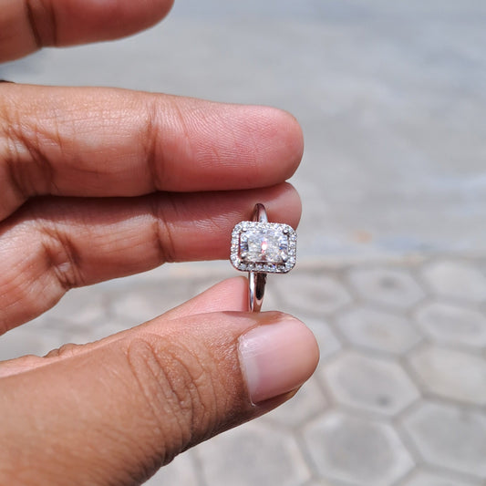 Moissanite Diamond Ring