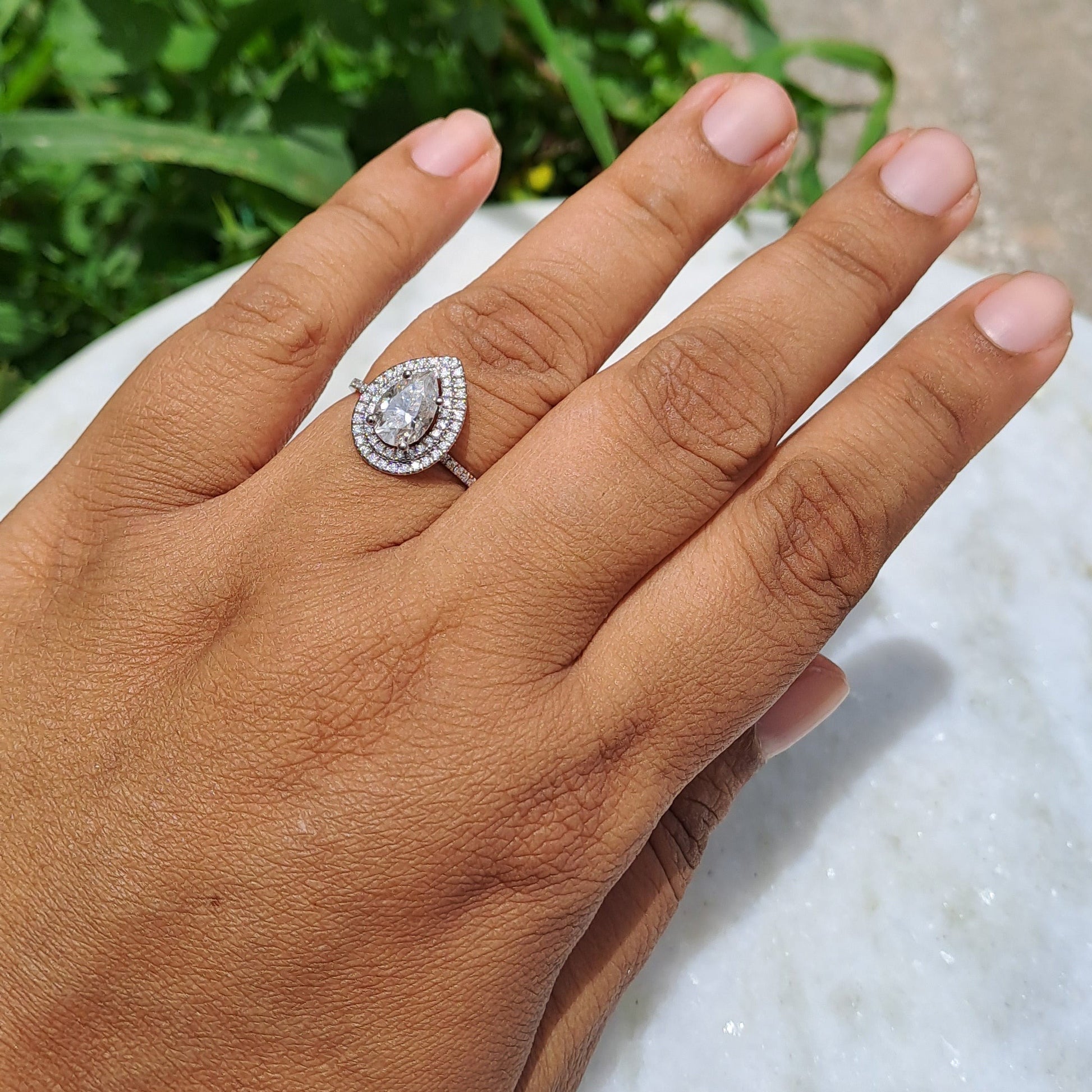 Moissanite Diamond Ring