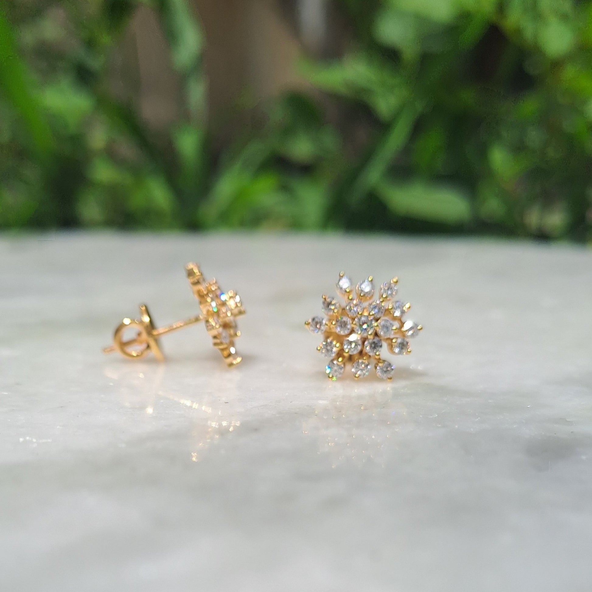 Moissanite Diamond Earring