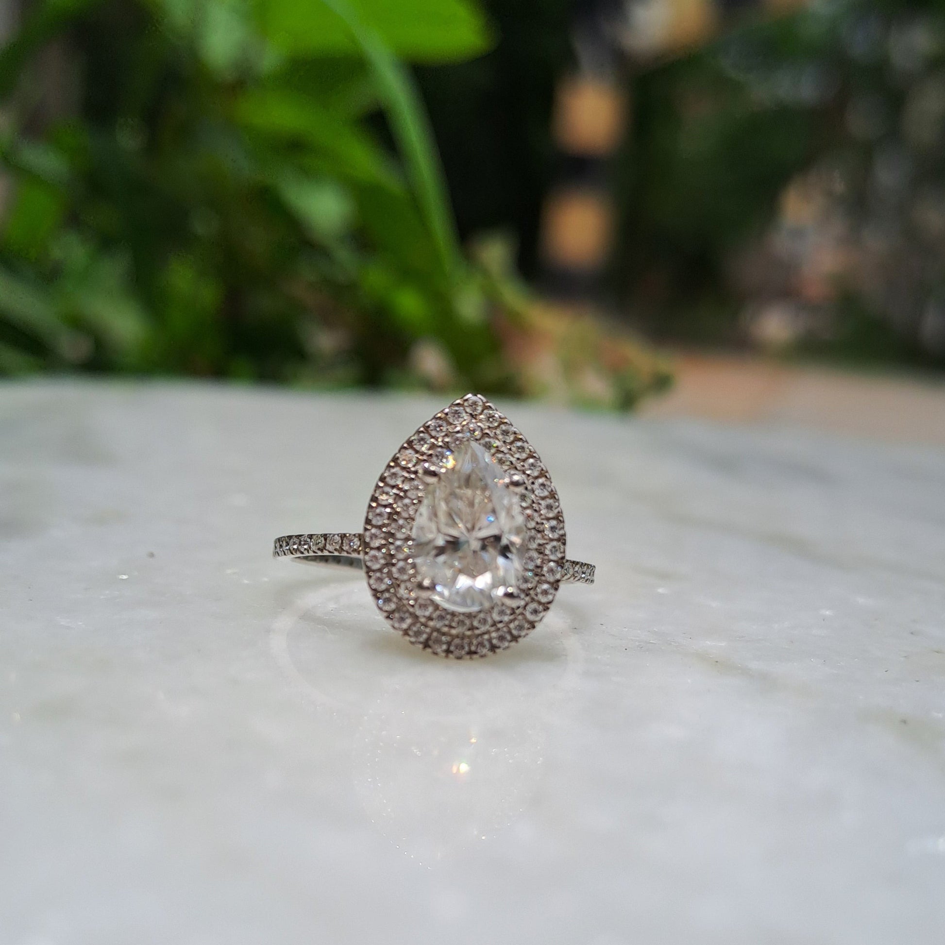 Moissanite Diamond Ring