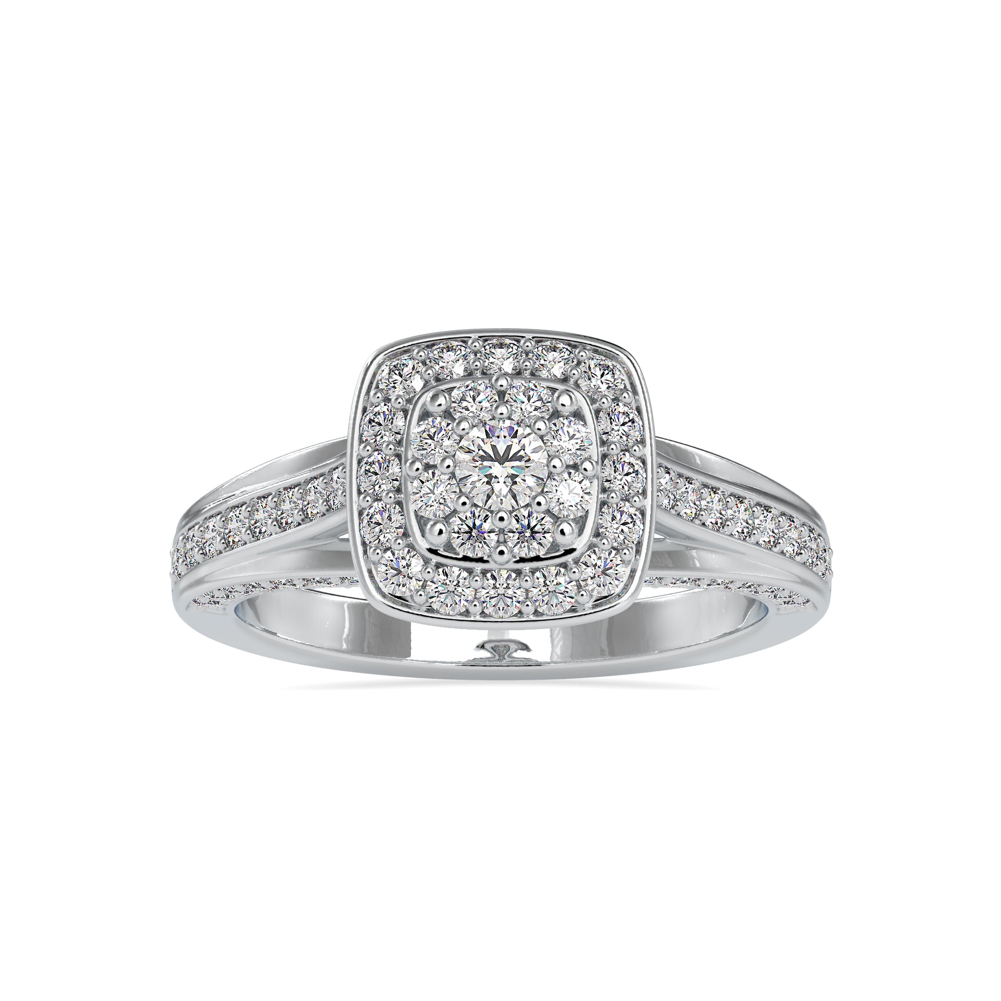 Moissanite Earrings in gold and sterling silver 925
