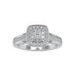 Moissanite Earrings in gold and sterling silver 925