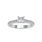 The Aphrodite Ring Moissanite Diamond