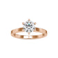 The Deepa Solitaire Ring- Vaira Moissanite diamond