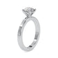 The Lumes Solitaire Ring-Vaira Moissanite Diamond