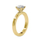 The Lumes Solitaire Ring-Vaira Moissanite Diamond