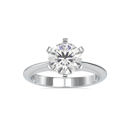 The Stella Ring Moissanite diamond Solitaire Ring - 1.99 Ct