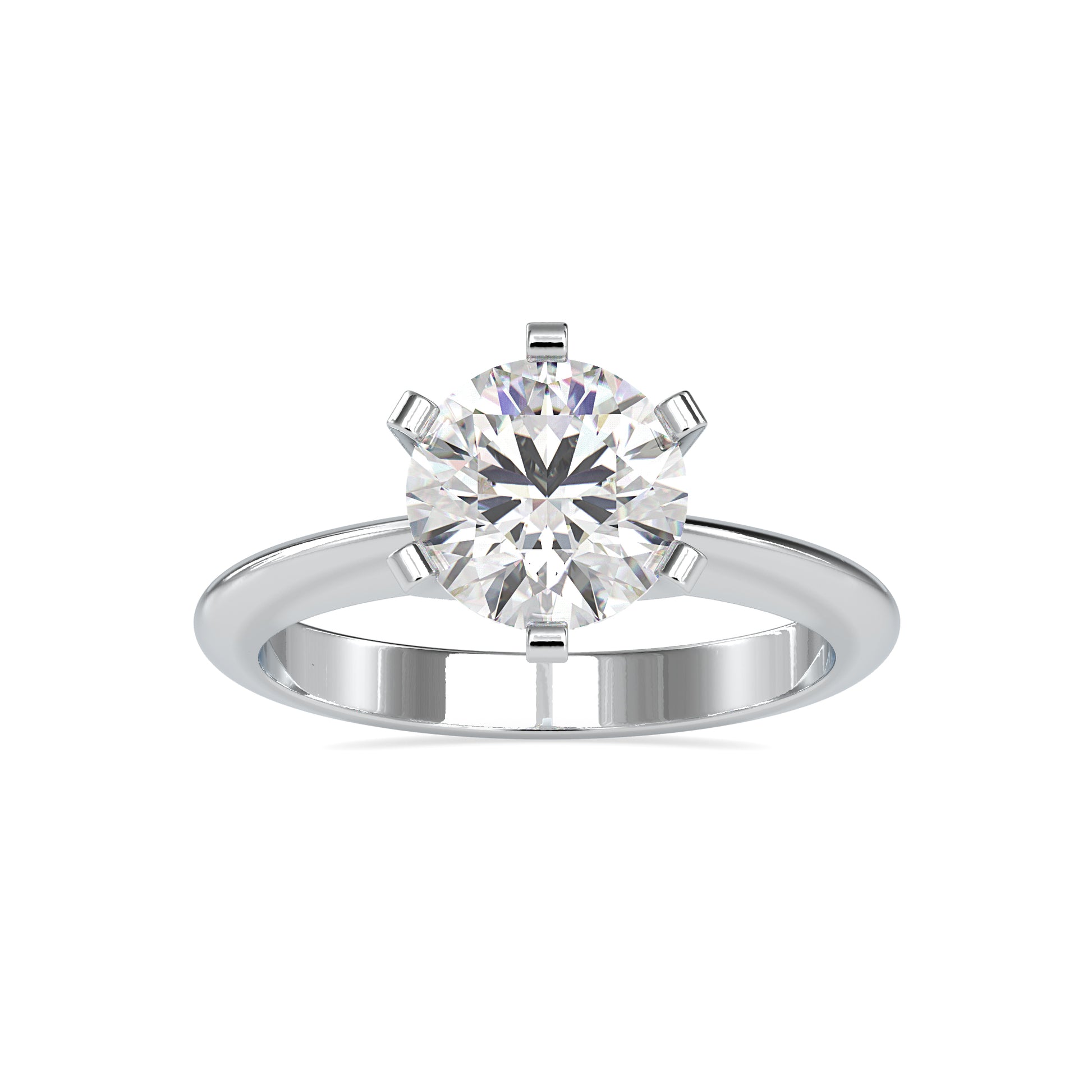 The Stella Ring Moissanite diamond Solitaire Ring - 1.99 Ct