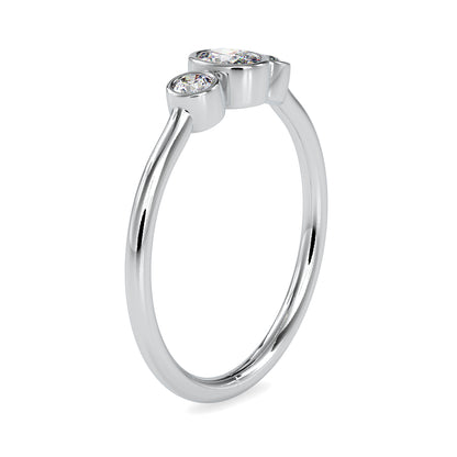 The Blake Ring  Moissanite diamond Stackable  Ring - 0.26 Ct