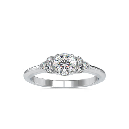 Moissanite diamond Stackable Ring - 0.61 Ct 