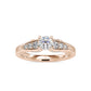 The Tara moissanite Diamond Ring