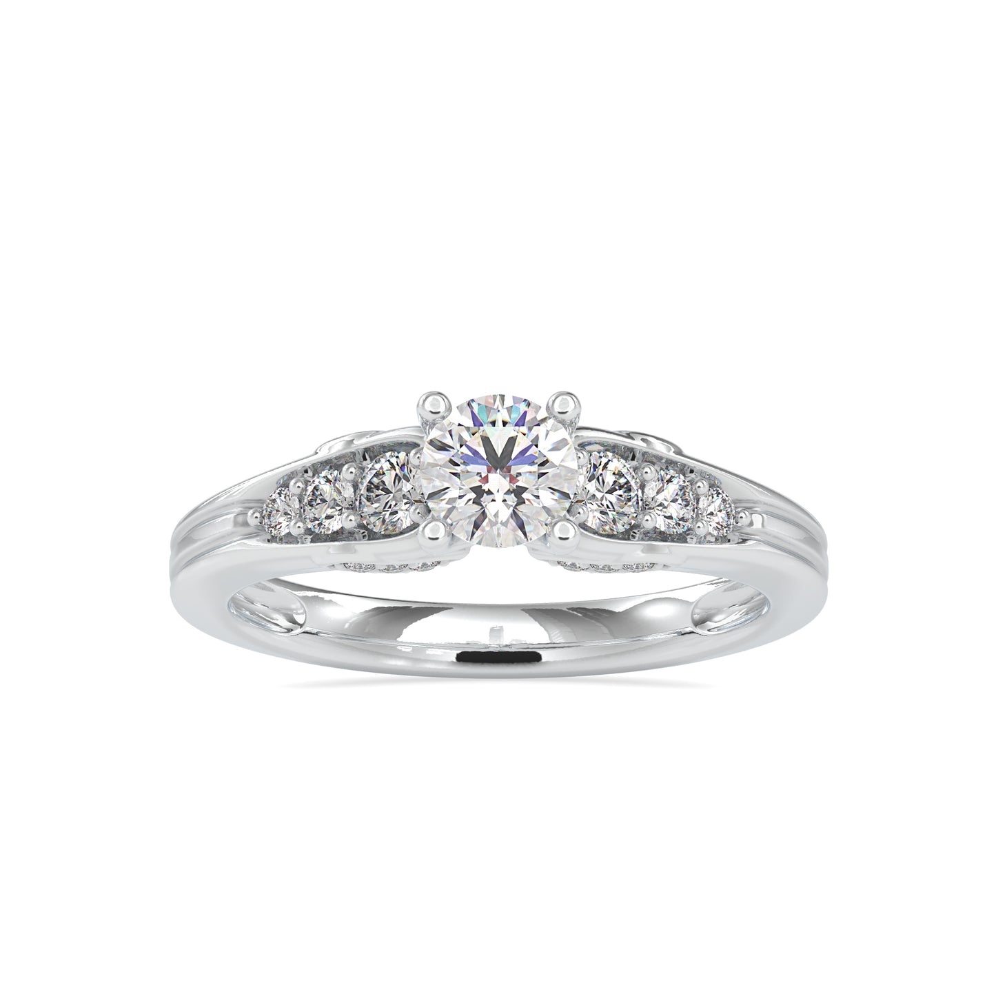 The Tara moissanite Diamond Ring