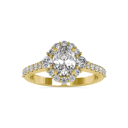 Vai Ra Diamond Moissanite Ring