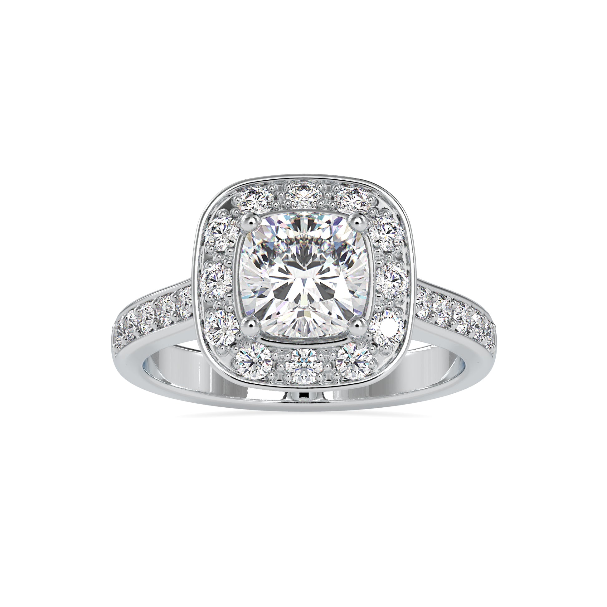 The Fabia Ring Moissanite Diamond