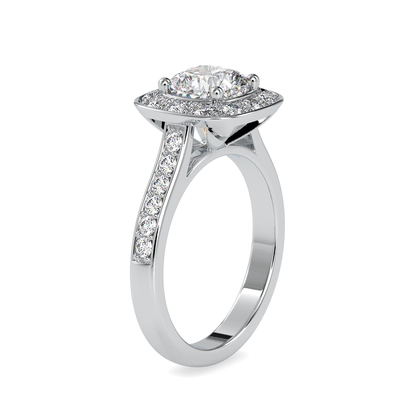 The Fabia Ring Moissanite Diamond