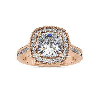 The Alethea Ring moissanite diamond