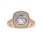 The Alethea Ring moissanite diamond