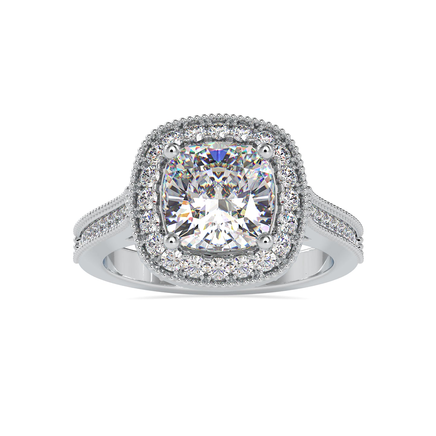 The Alethea Ring moissanite diamond