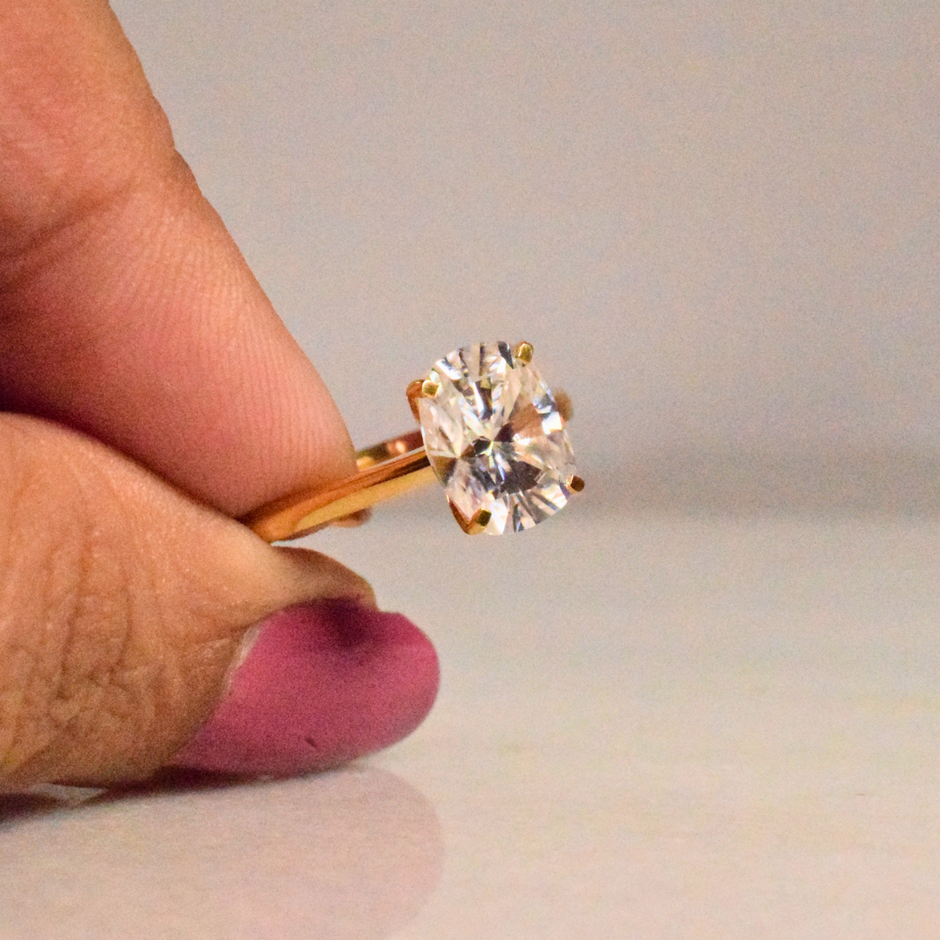 Buy Solitaire Diamond Rings for Women Online in India | Vai ra – Vai Ra