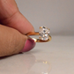 Elongated Cushion Moissanite Diamond in Gold and Silver