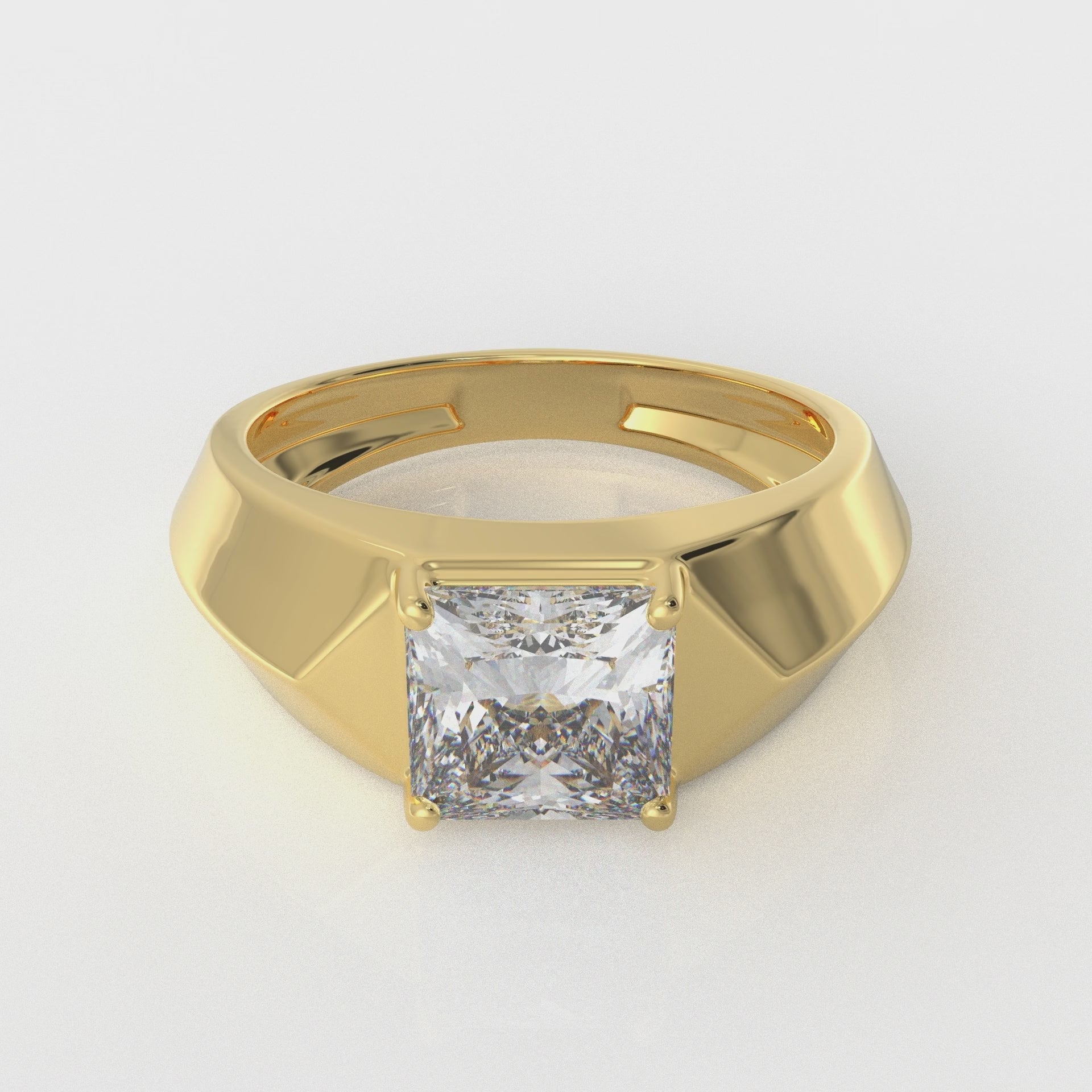 Buy MALABAR GOLD AND DIAMONDS Mens Mine Diamond Ring - Size 23 | Shoppers  Stop