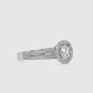 The Frida Ring - Vai Ra Moissanite diamond Halo Ring in Gold