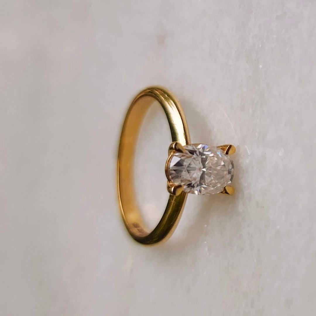 The Sarita Moissanite diamond Ring 1 carat- Vaira