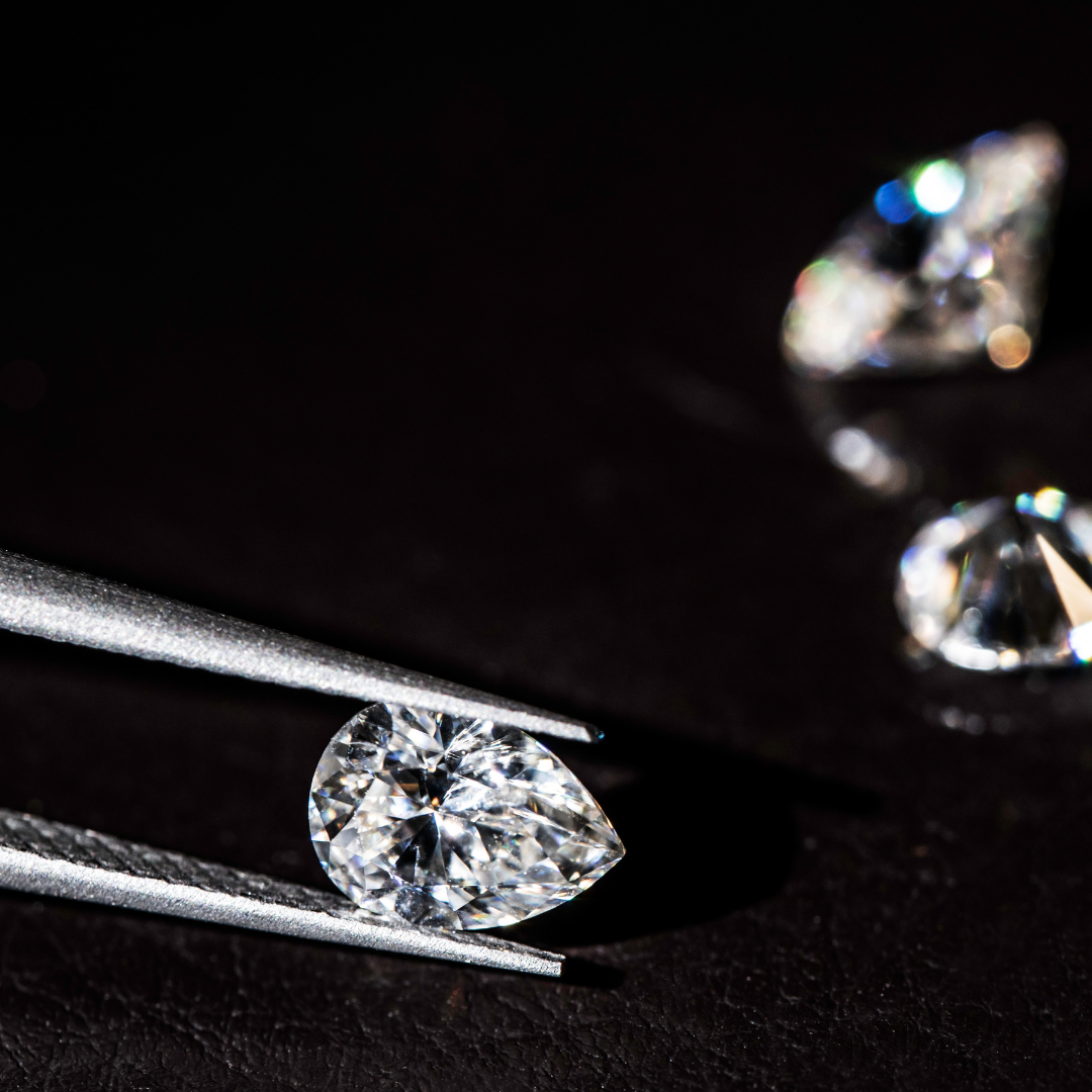 Pear Brilliant Cut Moissanite Loose Stone Vai Ra