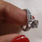 Moissanite Solitaire Ring in Gold and Silver - 2.44 Ct - 02192022