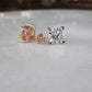 Cushion Brilliant Cut Solitaire Earring 1 to 10 CT