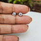 Cushion Brilliant Cut Solitaire Earring 1 to 10 CT